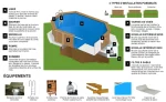 Kit de piscina de madera "Sunrise" - 8,20 x 5,20 x 1,44 m + cubierta de burbujas 400 µ - cubierta de invierno 280 g/m². - Imagen 9