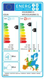 Aire acondicionado inverter 1x1 ICELIN18WW-CL WIFI 4.300 frigorías - Imagen 2