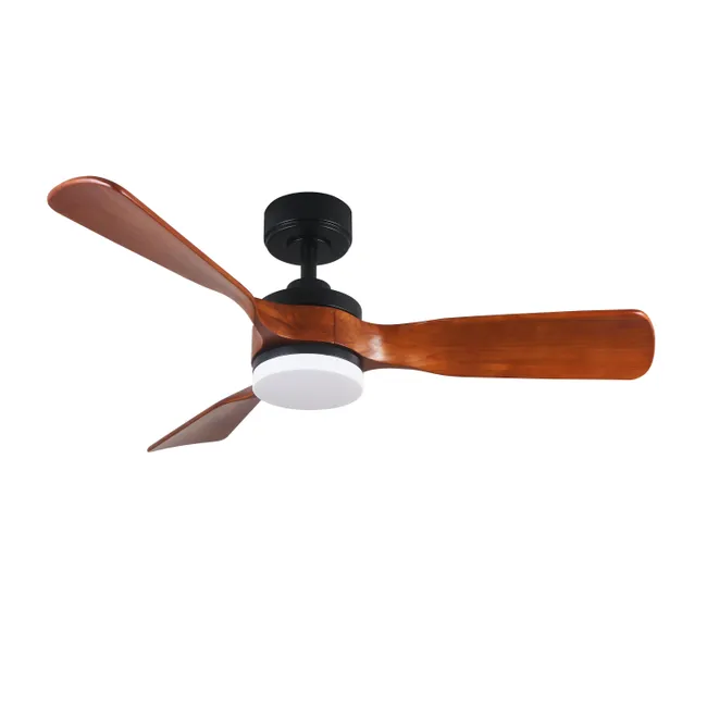 media – 2026-07-10T110225.761 Ventilador de techo con luz silencioso DC 37W con mando ø112 cm Chris INSPIRE negro luz CCT 3 aspas| 6 velocidades| modo verano/invierno| brisa| temporizador| recomendado de 13 a 20m² - Imagen 1